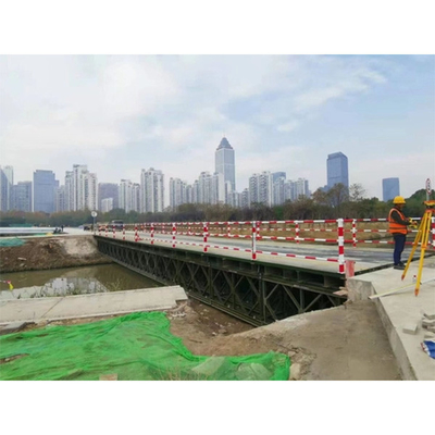 China Deck Continuous Steel Truss Bridge Fast Delivery Modular Bailey For Emergency Use supplier